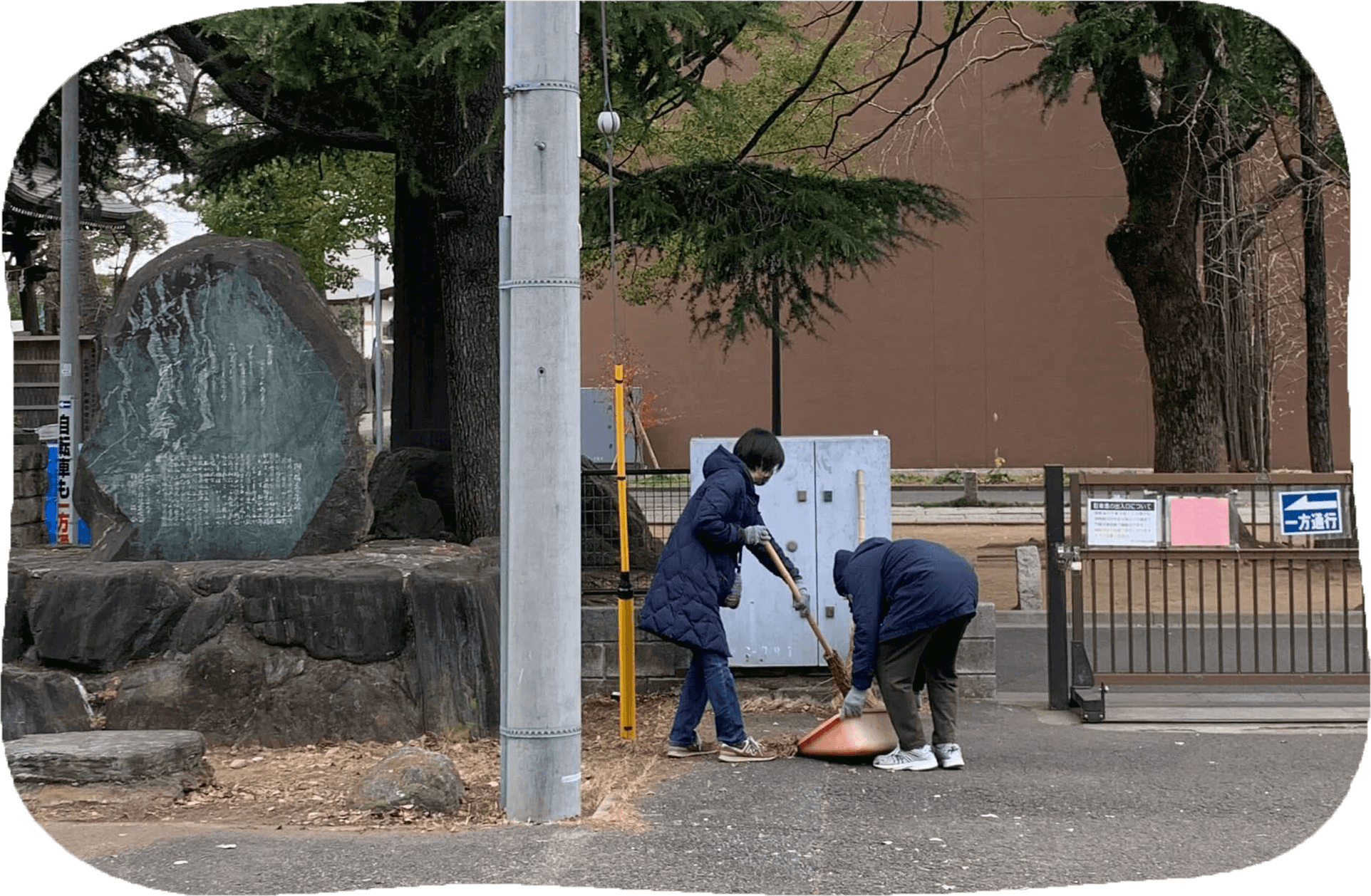 美化活動　神社など